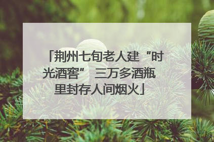 荆州七旬老人建“时光酒窖” 三万多酒瓶里封存人间烟火