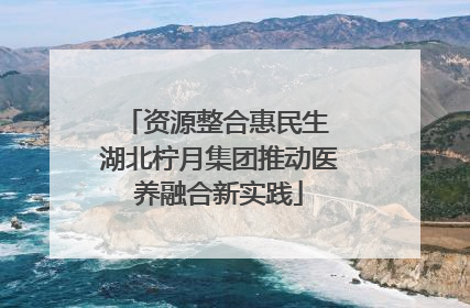 资源整合惠民生 湖北柠月集团推动医养融合新实践