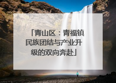 青山区：青福镇民族团结与产业升级的双向奔赴