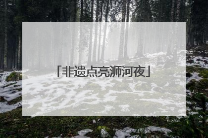 非遗点亮浉河夜