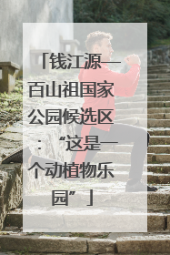 钱江源—百山祖国家公园候选区：“这是一个动植物乐园”