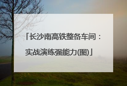 长沙南高铁整备车间：实战演练强能力(图)
