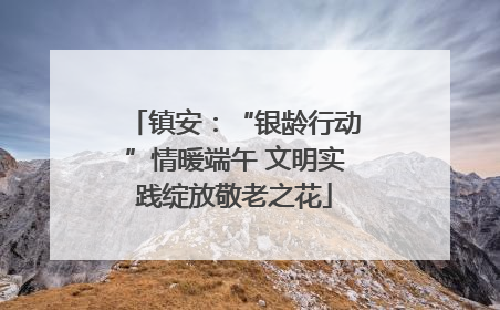 镇安：“银龄行动”情暖端午 文明实践绽放敬老之花