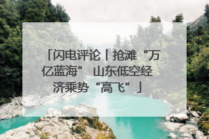 闪电评论丨抢滩“万亿蓝海” 山东低空经济乘势“高飞”