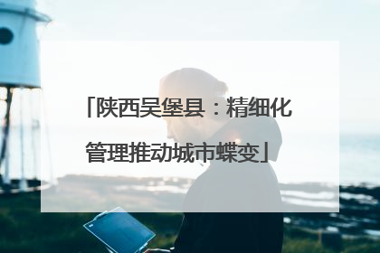 陕西吴堡县：精细化管理推动城市蝶变