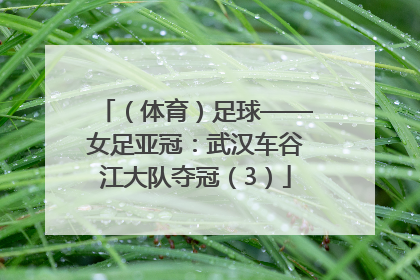 （体育）足球——女足亚冠：武汉车谷江大队夺冠（3）