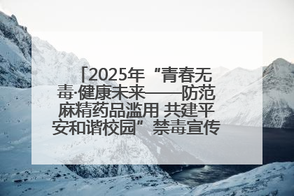2025年“青春无毒·健康未来——防范麻精药品滥用 共建平安和谐校园”禁毒宣传专题活动在咸宁举行