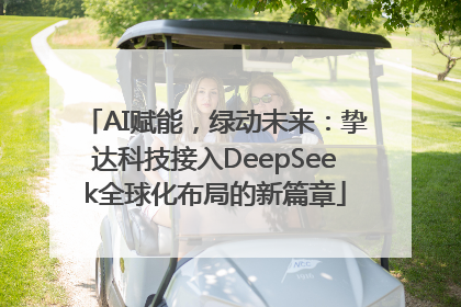 AI赋能，绿动未来：挚达科技接入DeepSeek全球化布局的新篇章